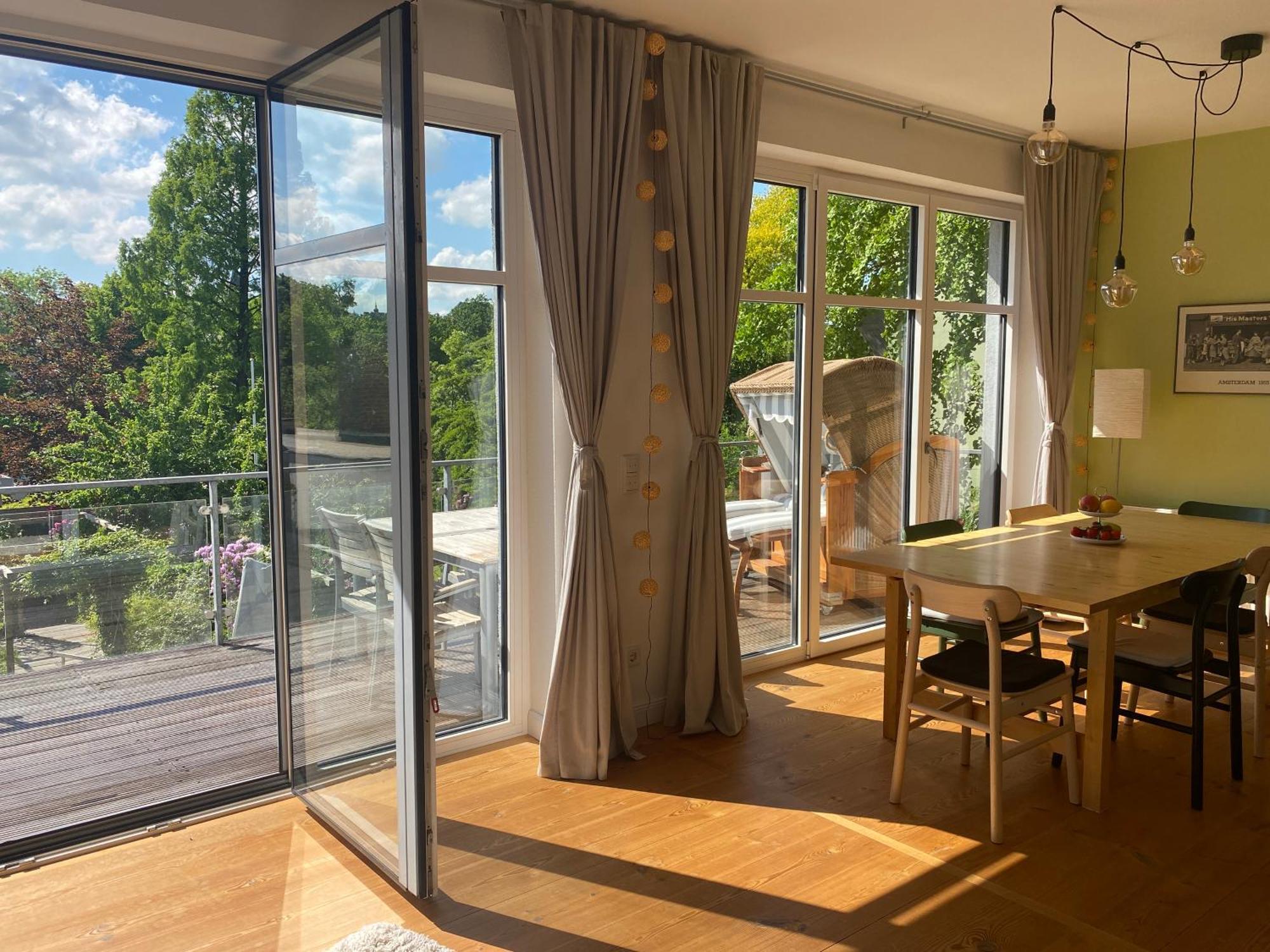 Innenstadt-Oase Im Kapitaensviertel Flensburg Exteriör bild
